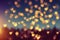 a blurry photo of a sky filled with lots of hearts in the air with a blurry background