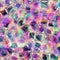 Blurry rainbow glitch artistic collage texture background. Irregular bleeding watercolor tie dye seamless pattern. Ombre