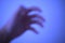 Blurry scary ghost hand. The Murder Hand, The Killer and Haloween