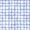 Blurry shibori plaid check tie dye background. Seamless pattern irregular criss cross bleached resist white background. Japanese