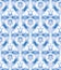 Blurry shibori sunburst tie dye background. Seamless pattern irregular circle on bleached resist white background. Japanese style