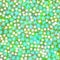 Blurry smeared seamless floral pattern Spring summer small flowers layered print in white, green and blue