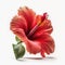 Blushing Beauty: The Lovely Light Red Hibiscus Flower