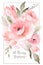 Blushing Watercolor Mother\\\'s Day Greeting Card Frame on White Background. Perfect for Scrapbooking and Invitations.