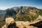 Blyde river canyon, three rondawels. Viewpoint to the canyon. South Africa