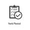 BMI / Body Mass Index Icon - image portraying weight balance