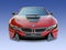 BMW i8 electric/turbo motor car, isolated