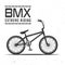 Bmx bicycle for extreme riding vector object