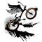 Bmx bicycle grunge background