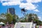 BMX rider performing tricks and jumps over a ramp at Sydney Park cycle center.