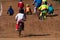 BMX riders competing in the child class