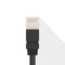 BNC cable vector isolated. Video connector, silver and black