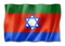 Bnei Menashe ethnic flag, Asia