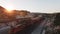 BNSF Freight Train Locomotive No. 9051 at cajon pass