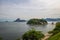 Boa Viagem Beach and Island with Rio de Janeiro Skyline on background - Niteroi, Rio de Janeiro, Brazil