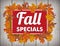 Board Autumn Foliage Fall Specials Wood