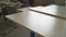 Board chipboard cut parts for furniture production. MDF panel for furniture production. Wooden panels or boards, for the