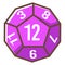 Board game hexagonal dice, role play competition