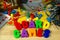 Board Games with Magnetic Letters