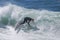 Board surfer at Brooks Street Beach, Laguna Beach, CA.