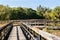 Boardwalk around the lake