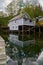 Boardwalk and Building on Pilings Historic Telegraph Cove