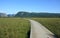 Boardwalk Curving to Western Brook Pond