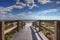 Boardwalk leading to Lighthouse Beach Park in Sanibel