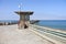 Boardwalk pier oceanview Point Loma California.
