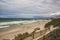 The boardwalk on the sand dune at Seal Bay in Kangaroo Island, Australia.