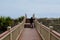 Boardwalk, Stairs, and Bike Ramp to the Beach