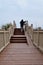 Boardwalk, Stairs, and Bike Ramp to the Beach