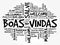 Boas-Vindas (Welcome in Brazilian Portuguese) word cloud