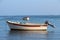 Boat at anchor in Brittany