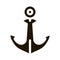 Boat Anchor Icon Vector Glyph Illustration