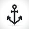 Boat anchor thin line icon