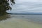 Boat anchored at Kingsley Lake