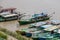 The boat arrives to the shore, Burma