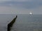 The boat, the Baltic Sea, the sail
