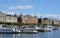 Boat on the Baltic sea in Stockholm