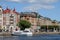 Boat on the Baltic sea in Stockholm