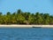 Boat on the beach of Mangue Seco, Bahia, Brazil