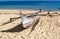 Boat on the beach, Nosy Be, Madagascar