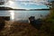 Boat at the Bosque Azul Lake in Chiapas