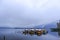 A boat called â€œShakiraâ€ at Dal Lake Kashmir India
