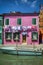 Boat on canal, Burano, Italy