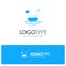 Boat, Canoes, Kayak, River, Transport Blue Solid Logo with place for tagline