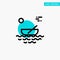 Boat, Canoes, Kayak, River, Transport turquoise highlight circle point Vector icon
