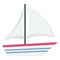 Boat, cargo Color Vector icon which can easily modify or edit