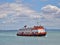 Boat crossing Tagus river, Lisbon